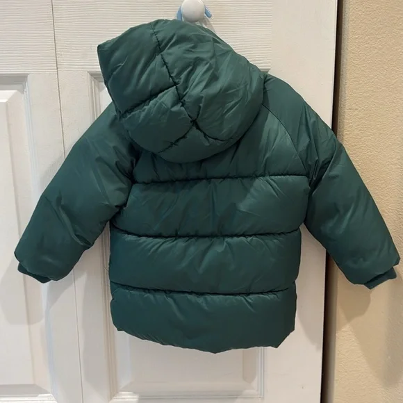 Zara baby Forest Green Puffer Coat - Picture 2 of 3